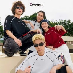 Áo thun đồng phục raglan form rộng