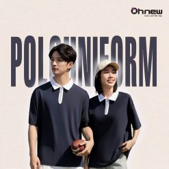 Áo Polo Đồng Phục Form Rộng Cổ Zip Phối Màu