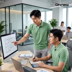 Áo Polo Đồng Phục Phối Line Tinh Tế