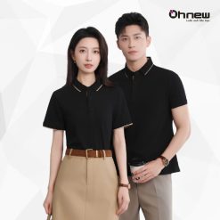 Áo Polo Đồng Phục Viền Mảnh Thanh Lịch