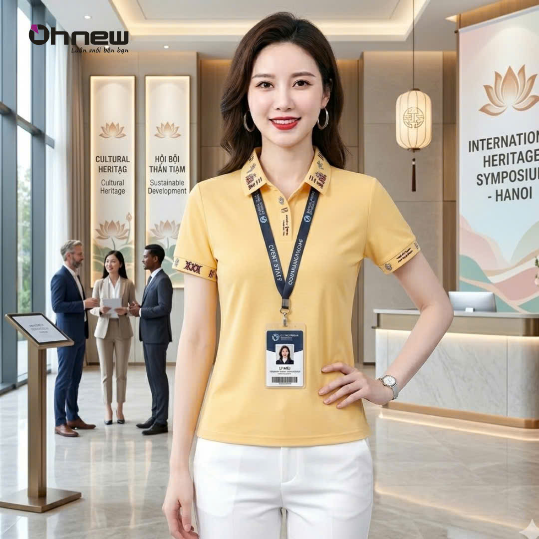 Áo Polo Đồng Phục Thiết Kế Tinh Xảo – Nhấn Cổ & Tay